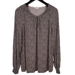 Boden Milkshake Petals Vicky Long Sleeve Smocked … - image 1